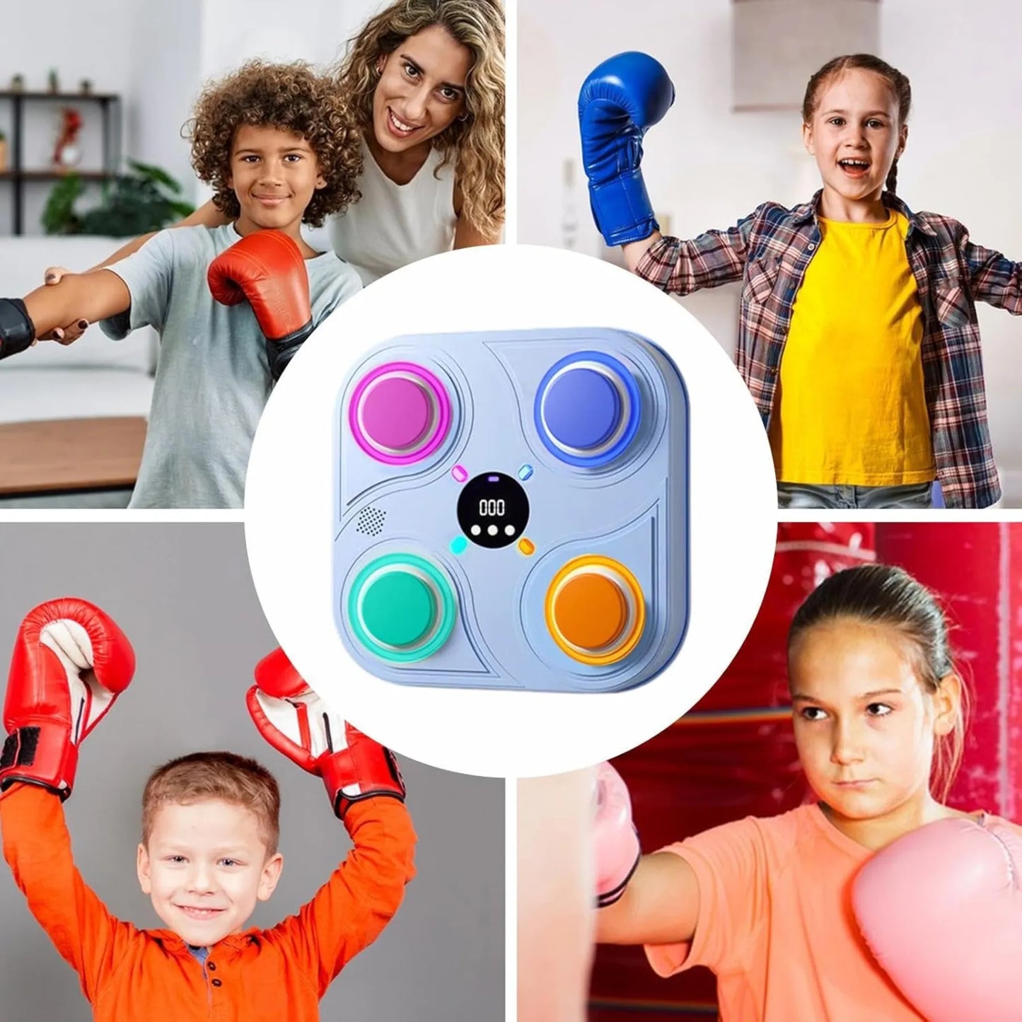 MÁQUINA DE BOXEO INTELIGENTE MÚSICAL NIÑOS