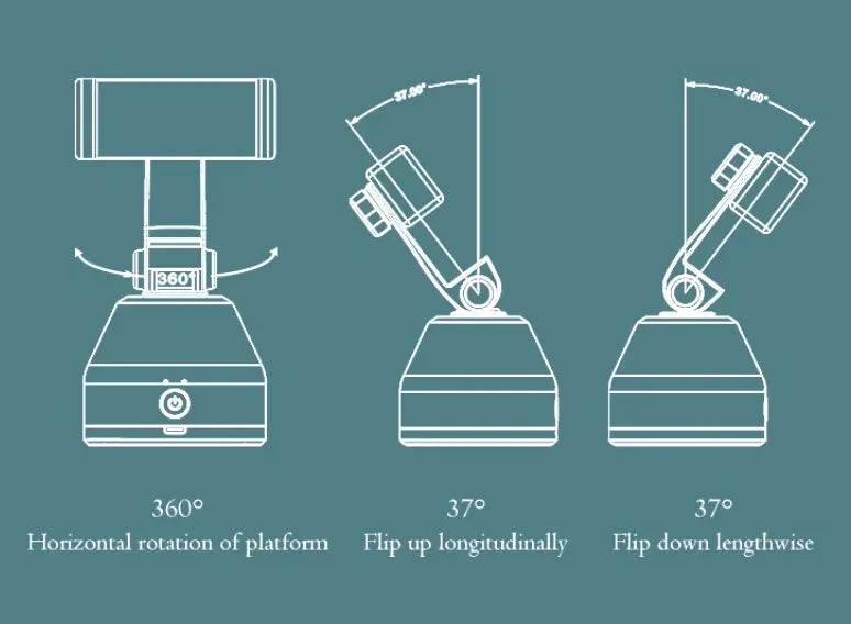SOPORTE CON ROTACIÓN INTELIGENTE 360°