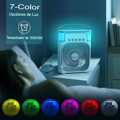 VENTILADOR HUMIDIFICADOR DE AIRE 2 EN 1