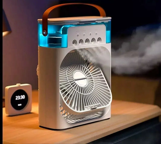 VENTILADOR HUMIDIFICADOR DE AIRE 2 EN 1
